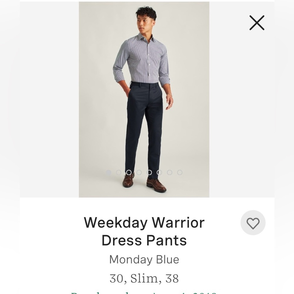 Bonobos Weekday Warrior Dress Pants BOGO!